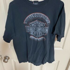 Harley-Davidson Black and Orange Tee